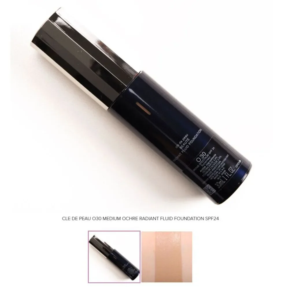 Cle de Peau O30 Medium Ochre  Radiant Fluid Foundation SPF24 NEW